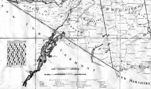 Section de : New Topographical Map of the Province of Lower Canada... William Vondenvelden, Lately ass't surveyor General and Louis Charland, Land Surveyor, 1803, (Archives BAC).