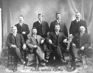 Le conseil municipal du canton de Granby de 1914 (Fonds famille Racine, Société d'histoire de la Haute-Yamaska)